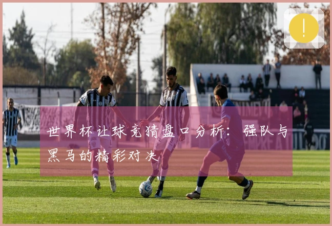 世界杯让球竞猜盘口分析：强队与黑马的精彩对决